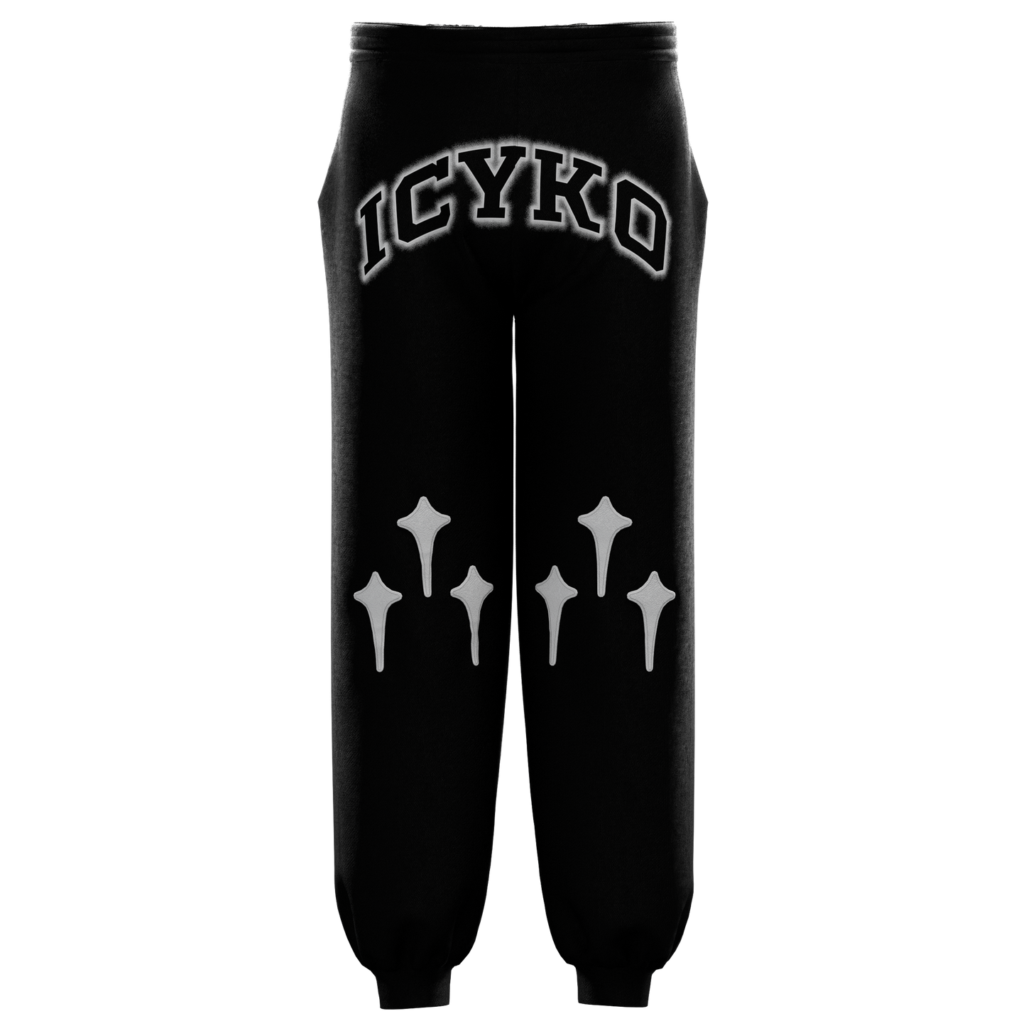 icystar sweatpants black