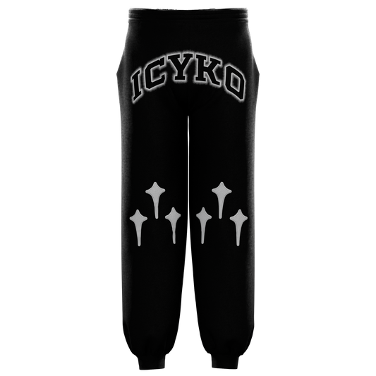 icystar sweatpants black