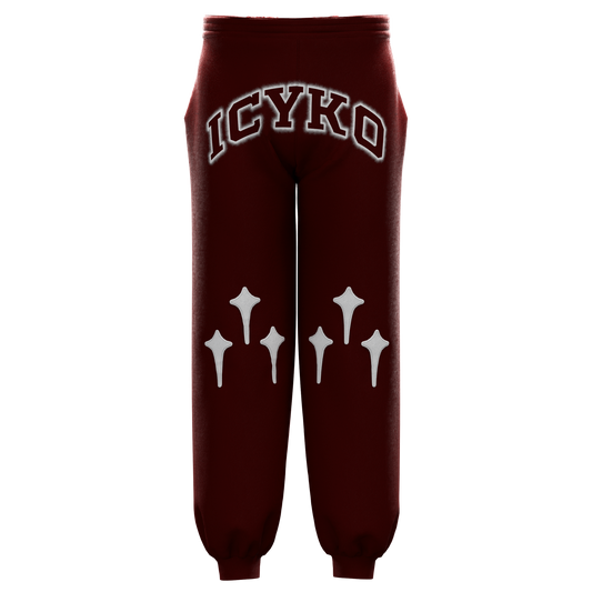 icystar sweatpants red