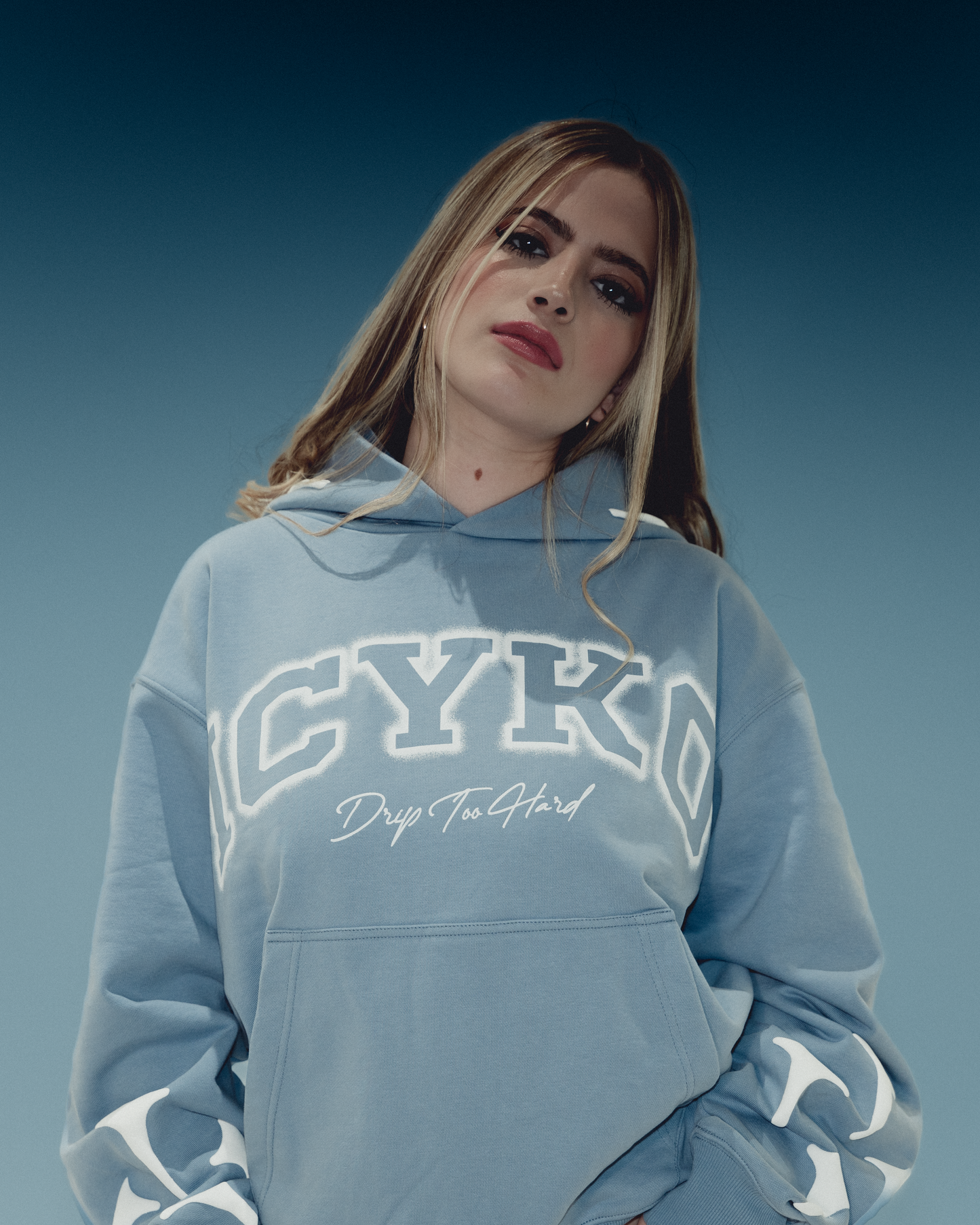 icystar hoodie blue