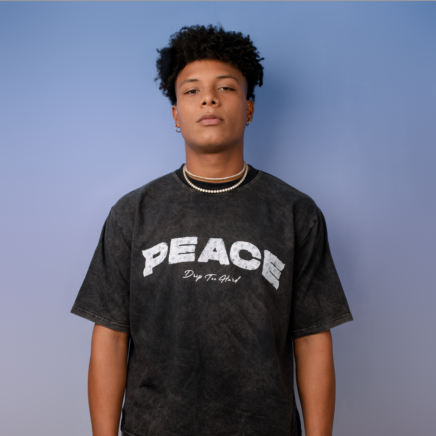 Peace T-shirt washed