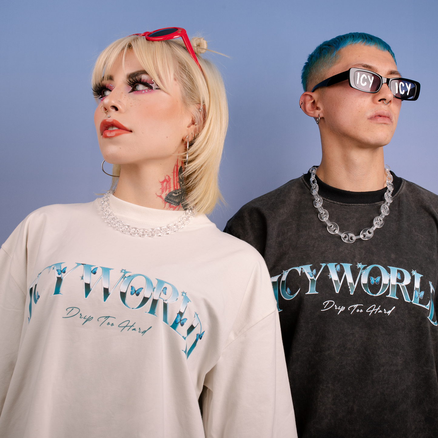 Icywrld T-shirt cream