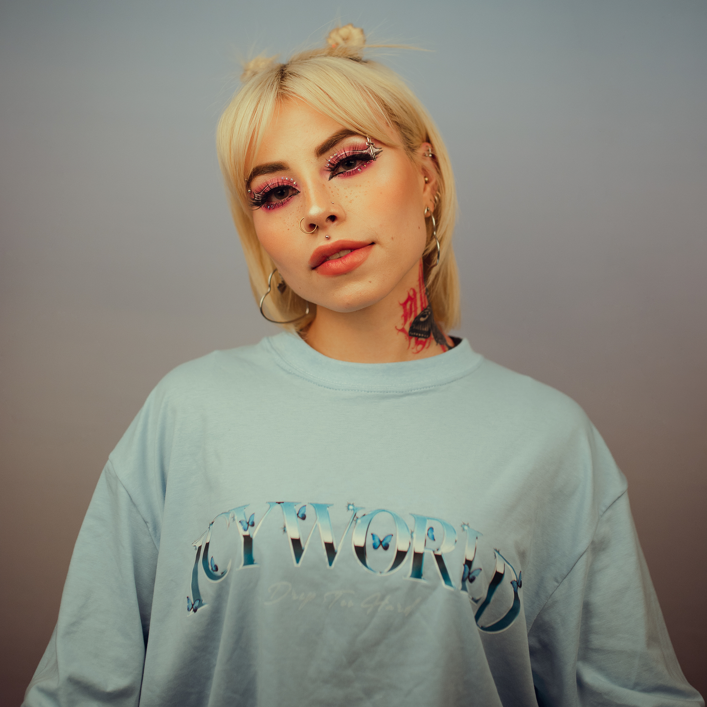 Icywrld T-shirt Baby blue