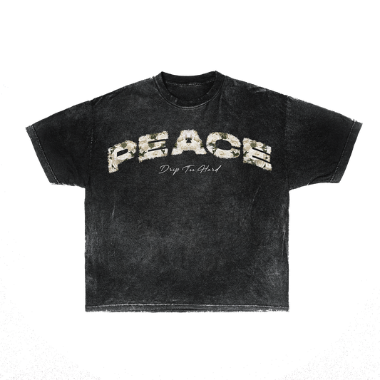 Peace T-shirt washed