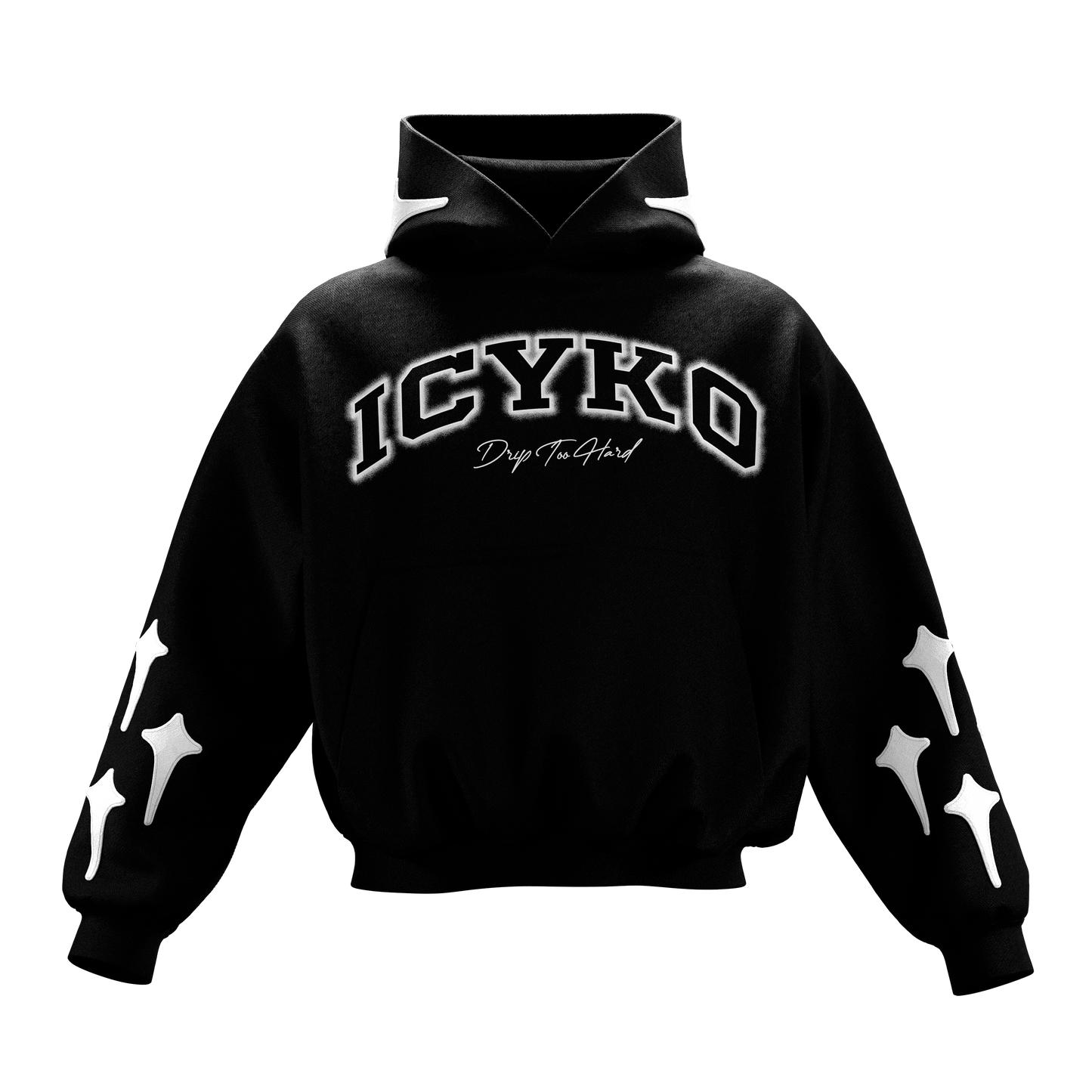 icystar hoodie black