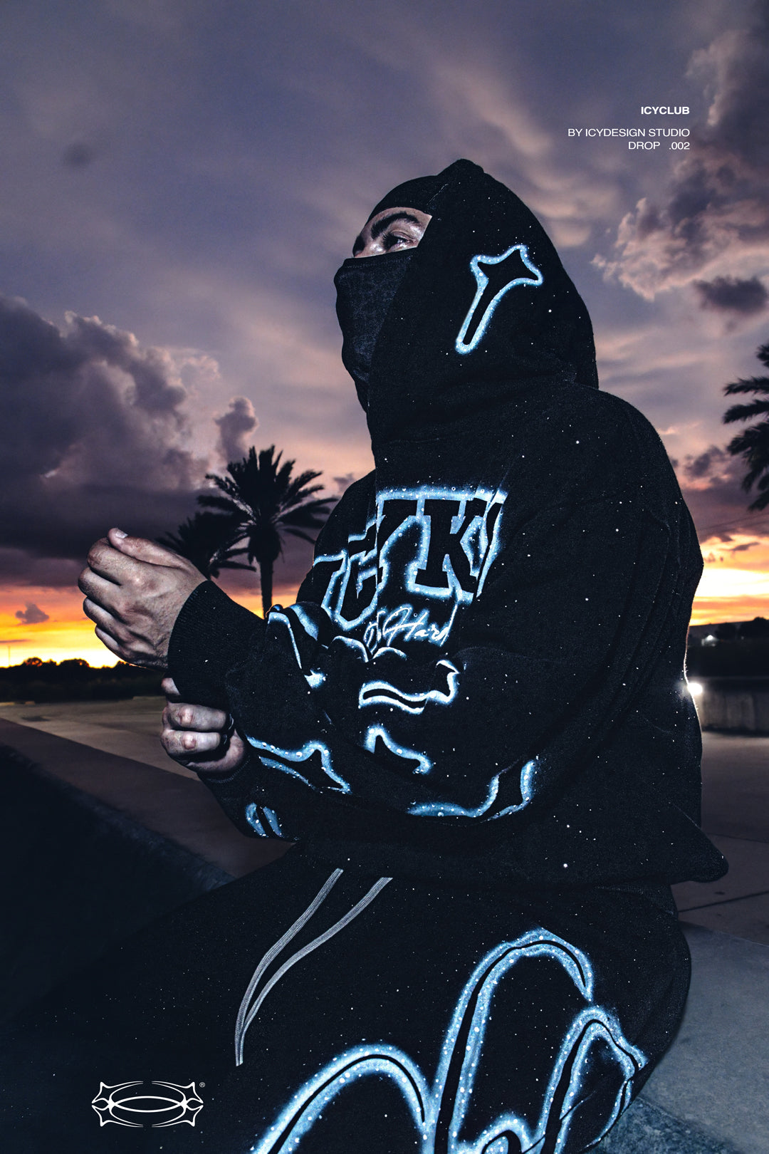 Rhinestone ICYSTAR HOODIE